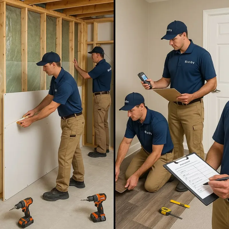 Repairs and Reconstruction process in Century, FL